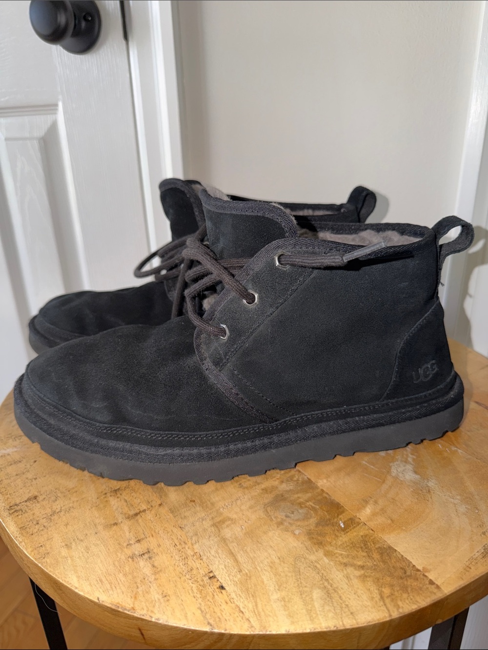 UGG Men’s Black Neumel Suede Casual Boots